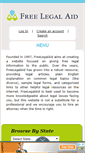 Mobile Screenshot of freelegalaid.com